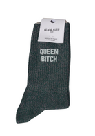 Chaussettes Queen bitch kaki chine — Felicie Aussi | Appart 17 Bruxelles