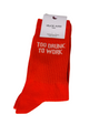Chaussettes too drunk to work — Felicie Aussi | Appart 17 Bruxelles