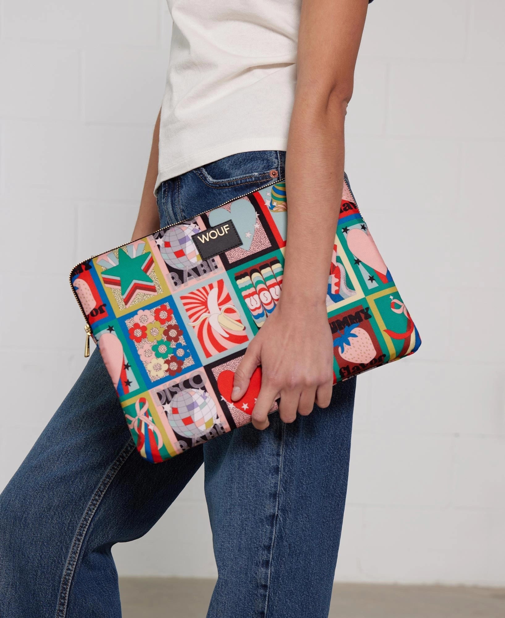 Laptop Sleeve 13 & 14 — Wouf — détail | Appart 17