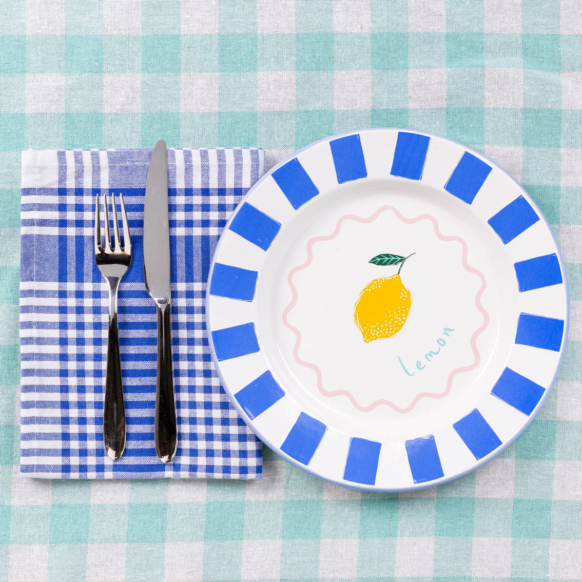 Assiette Citron Bon Appétit émail Talking Tables Appart17