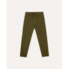 FAGUO DREUILLE Pantalon à taille élastiquée Dark Olive – FAGUO | Appart 17