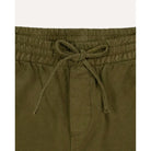 FAGUO DREUILLE Pantalon à taille élastiquée Dark Olive – FAGUO | Appart 17