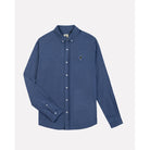 FAGUO IVOY Chemise en coton tissé Denim chiné – FAGUO | Appart 17
