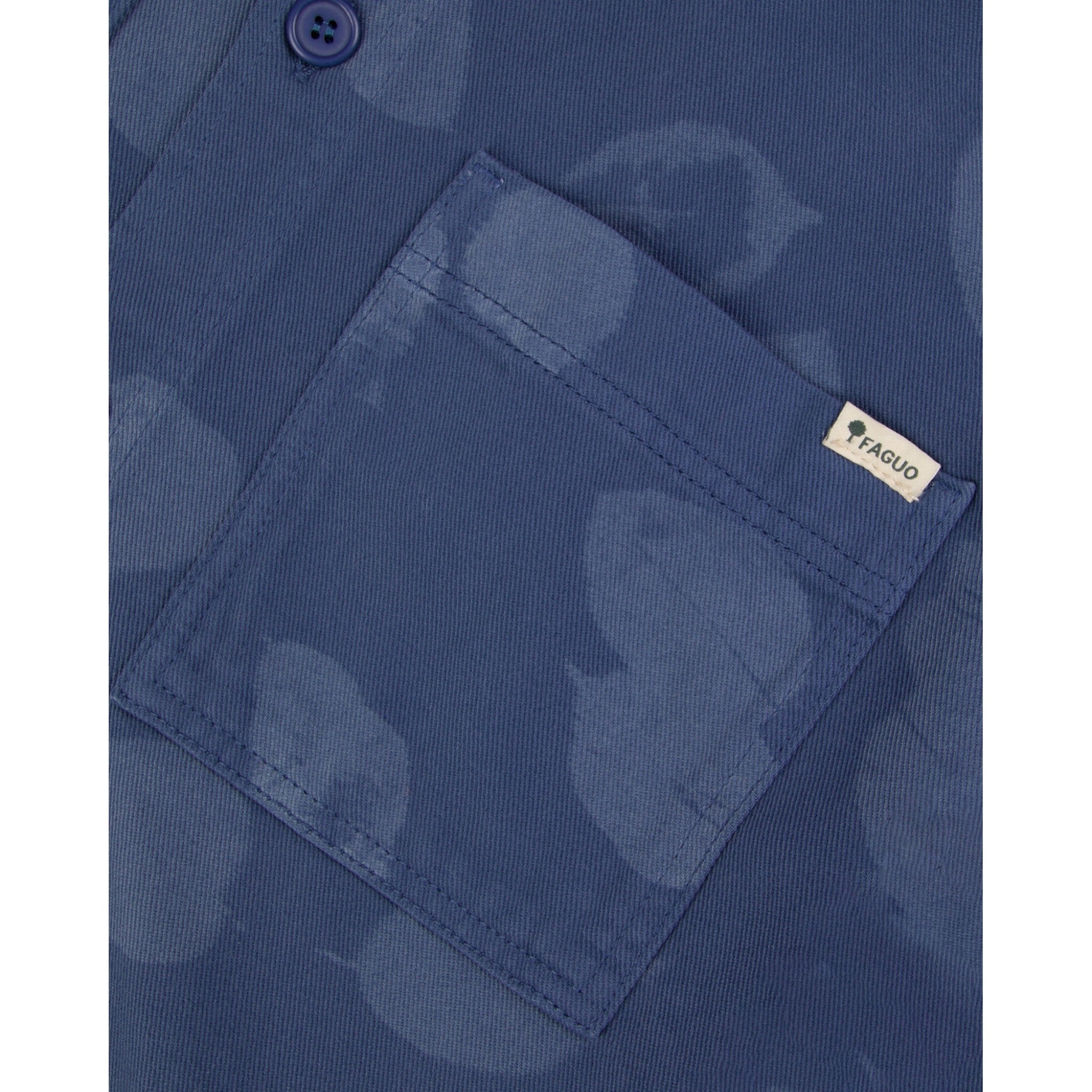 FAGUO CLEMONT Sur-chemise en coton Bleu clair de lune – FAGUO | Appart 17