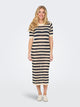 JDYTIKKA IVY 2/4 O-NECK STRIPE DRESS KNT — JDY — vue 8 | Appart 17