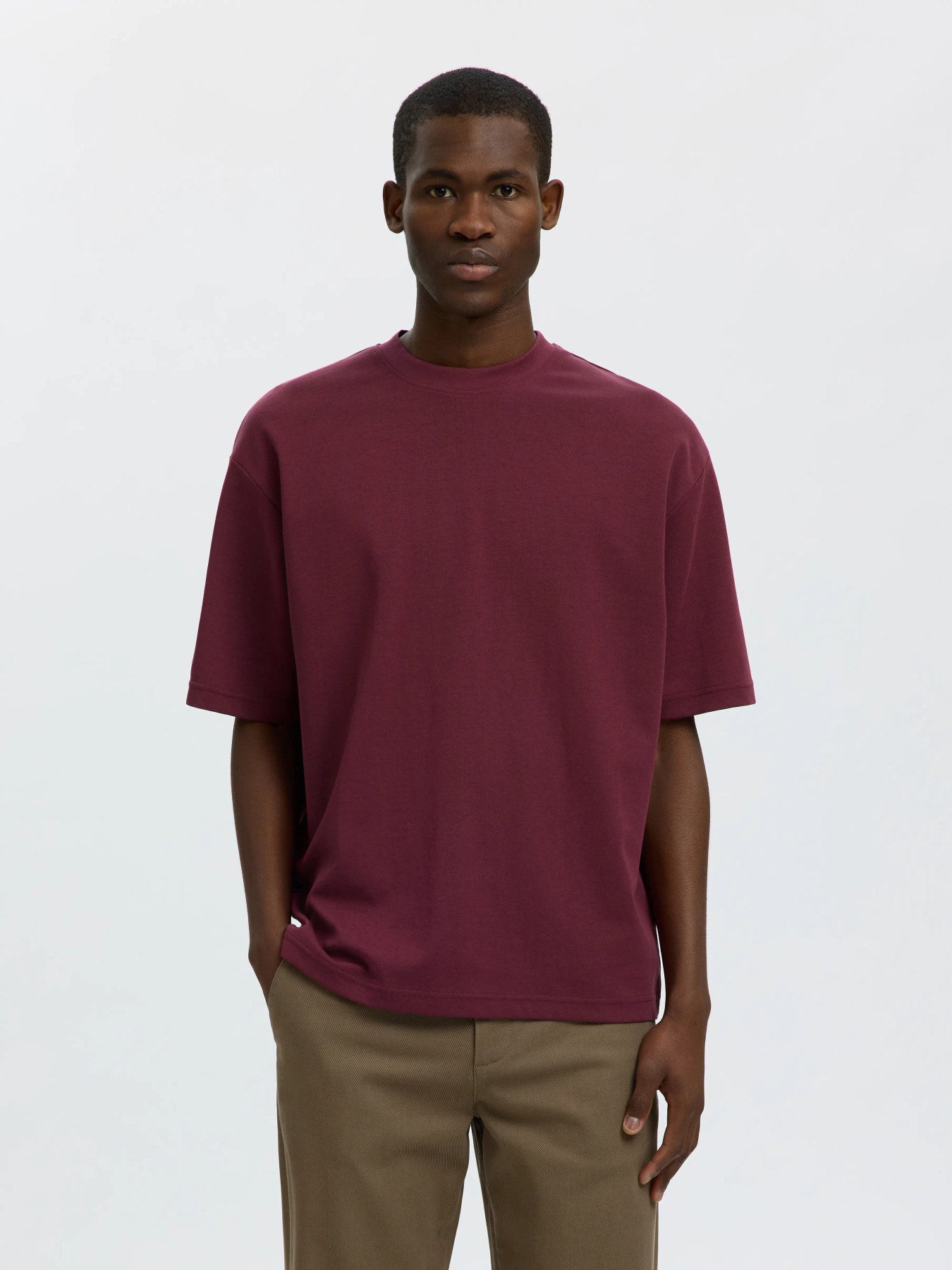 SLMLOOSEOSCAR SS O-NECK TEE NOOS