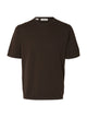 SLMTORINO T-Shirt En Coton Bio Man — SELECTED HOMME BLACK — vue 12 | Appart 17
