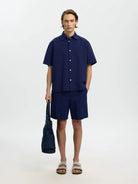 SLHRLXSTUART Chemise Lavée En Coton Bio — Selected | Appart 17 Bruxelles