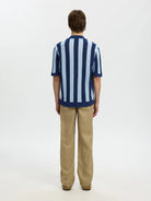 SLHSHANE Cardigan Polo Coton Bio Hommes — Selected — zoom matière | Appart 17