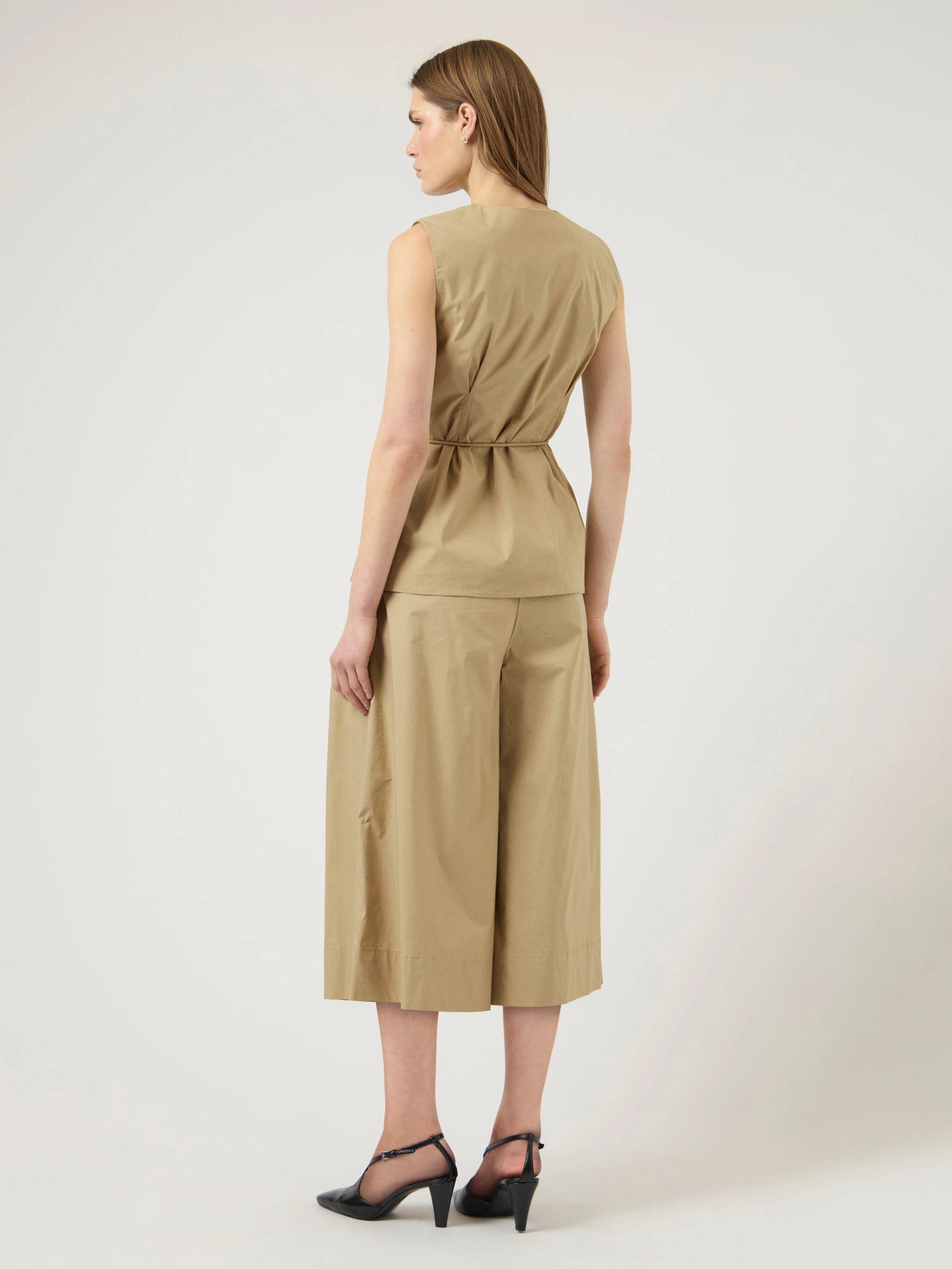 YASFIMA Pantalon-Croffé Haute Taille — YAS — vue de face | Appart 17