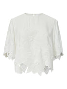 YASMORI Blouse Chemisier Haute Col Embroide — YAS | Appart 17 Bruxelles