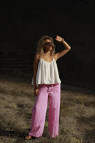Pantalon Nami Orfeo — Rayure Rose — Orfeo — Pantalon — Appart17
