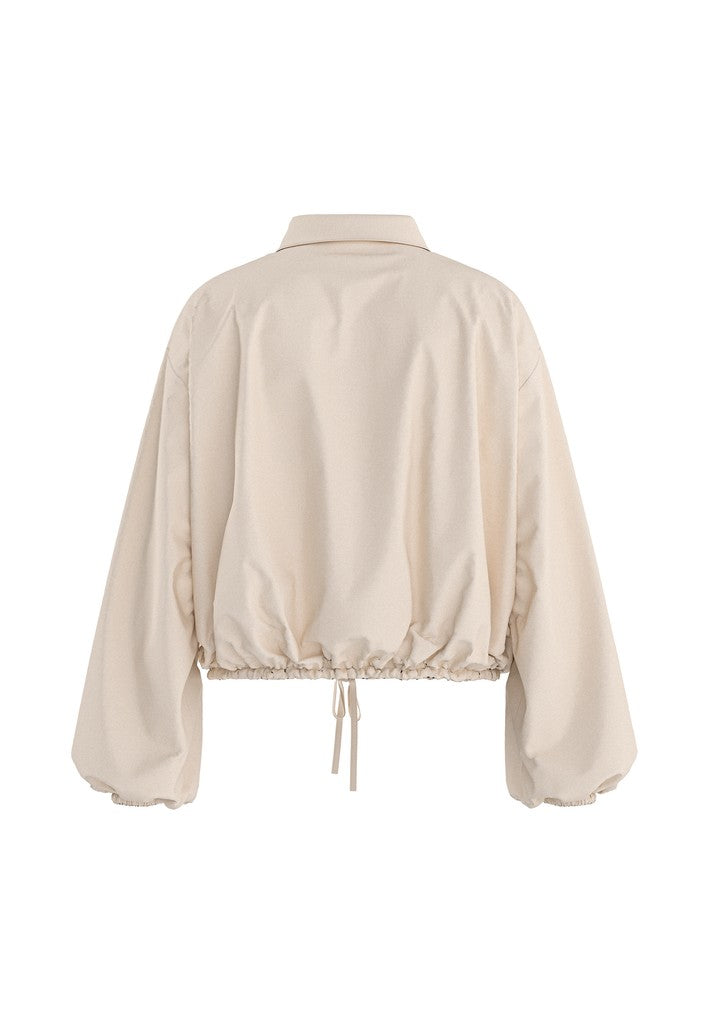 HDKAREN Chemise popeline volume à nouer White Swan – HYPEDROP | Appart 17