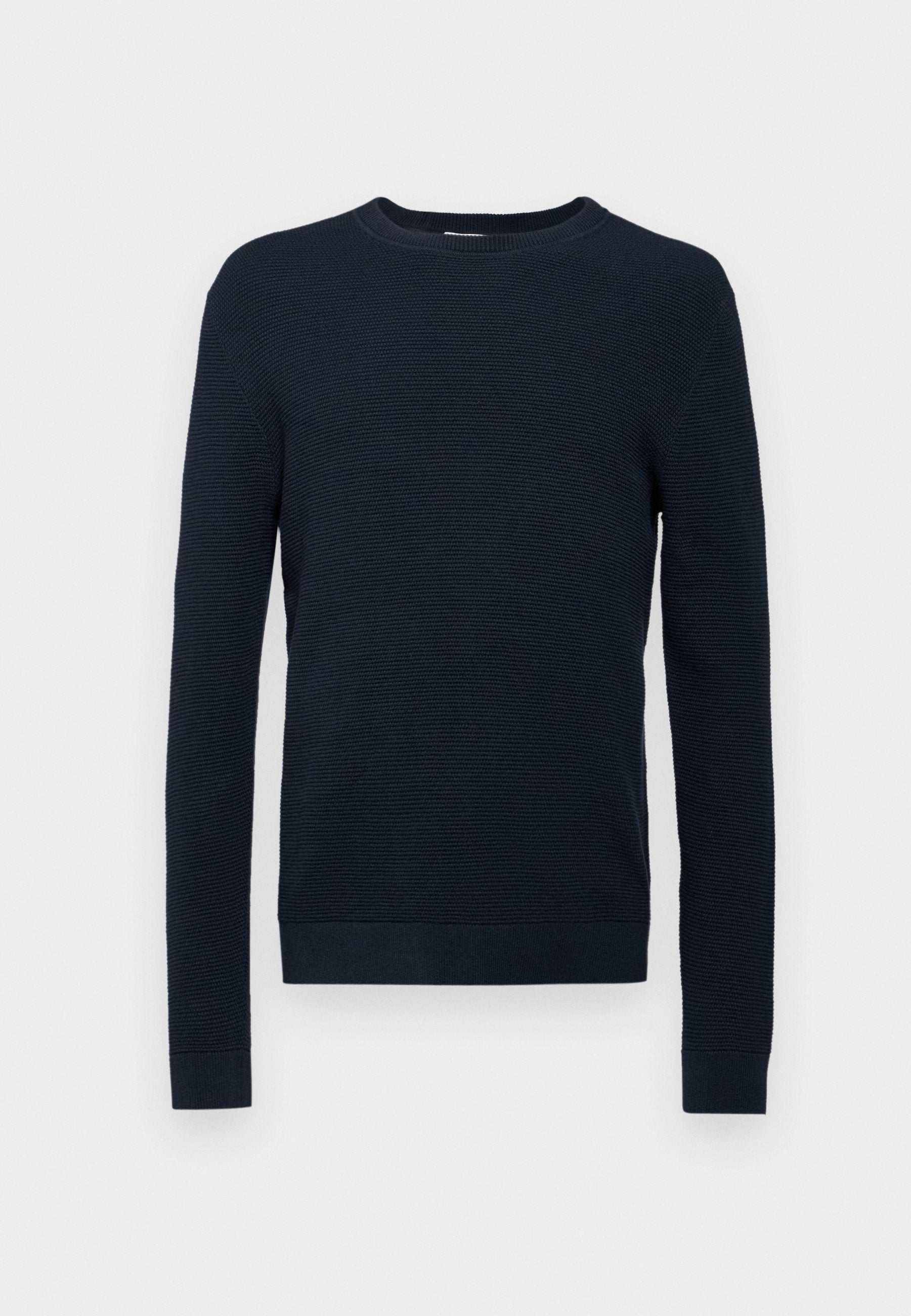 SLHROSS LS KNIT STRUCTURE CREW NECK NOOS