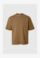 SLHLOOSEOSCAR SS O-NECK TEE NOOS — SELECTED HOMME BLACK — vue 33 | Appart 17