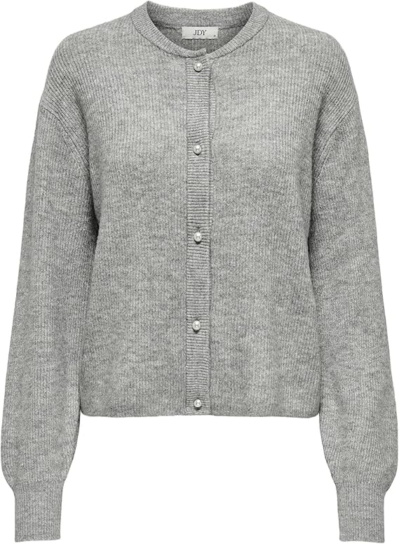 JDYLUMI Cardigan Femmes Col Rond Boutons
