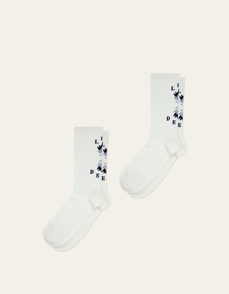 Logo Flower Socks 2-Pack