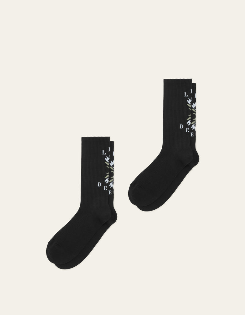 Logo Flower Socks 2-Pack
