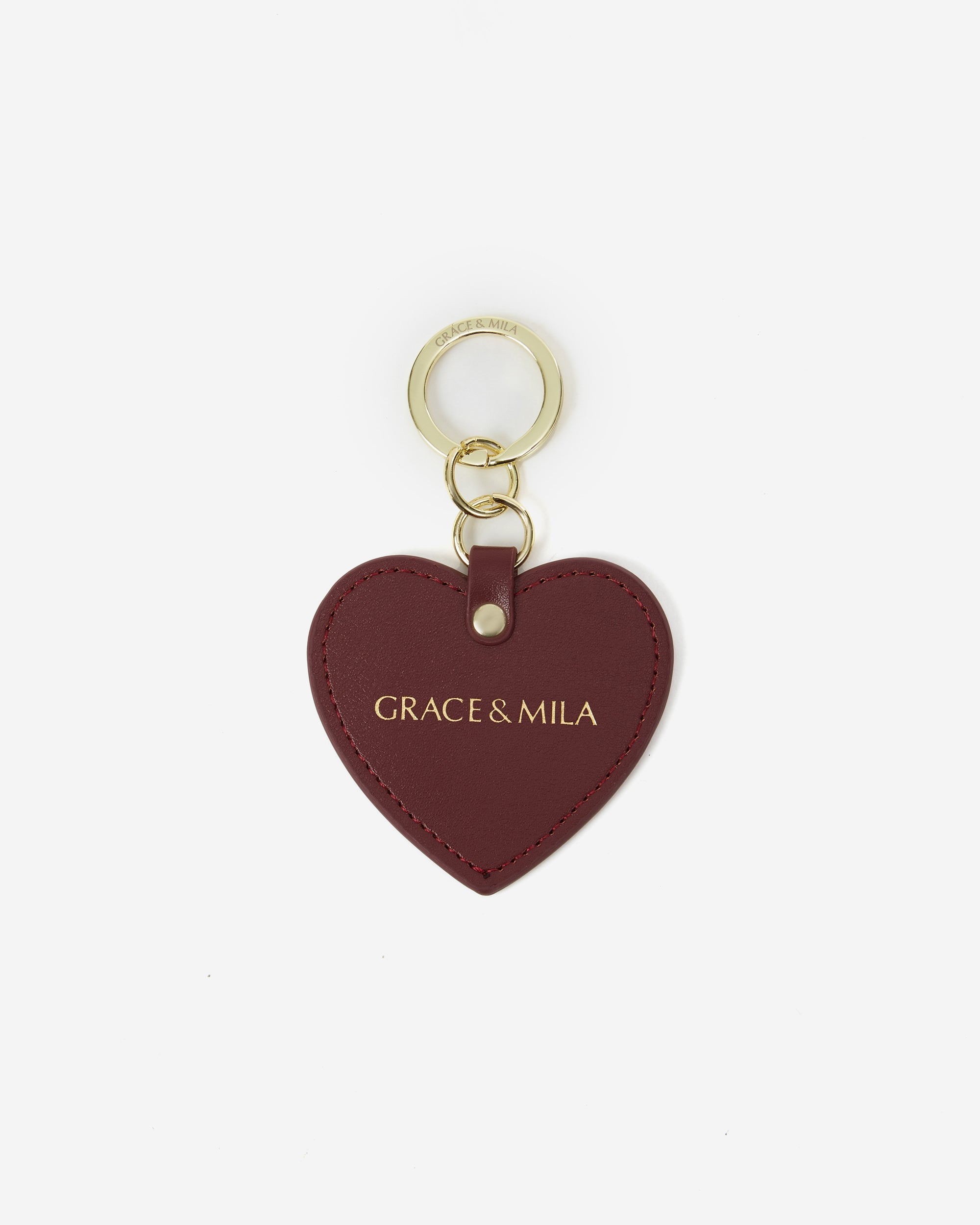 Aria Porte-clés cœur — Cherry — Grace & Mila