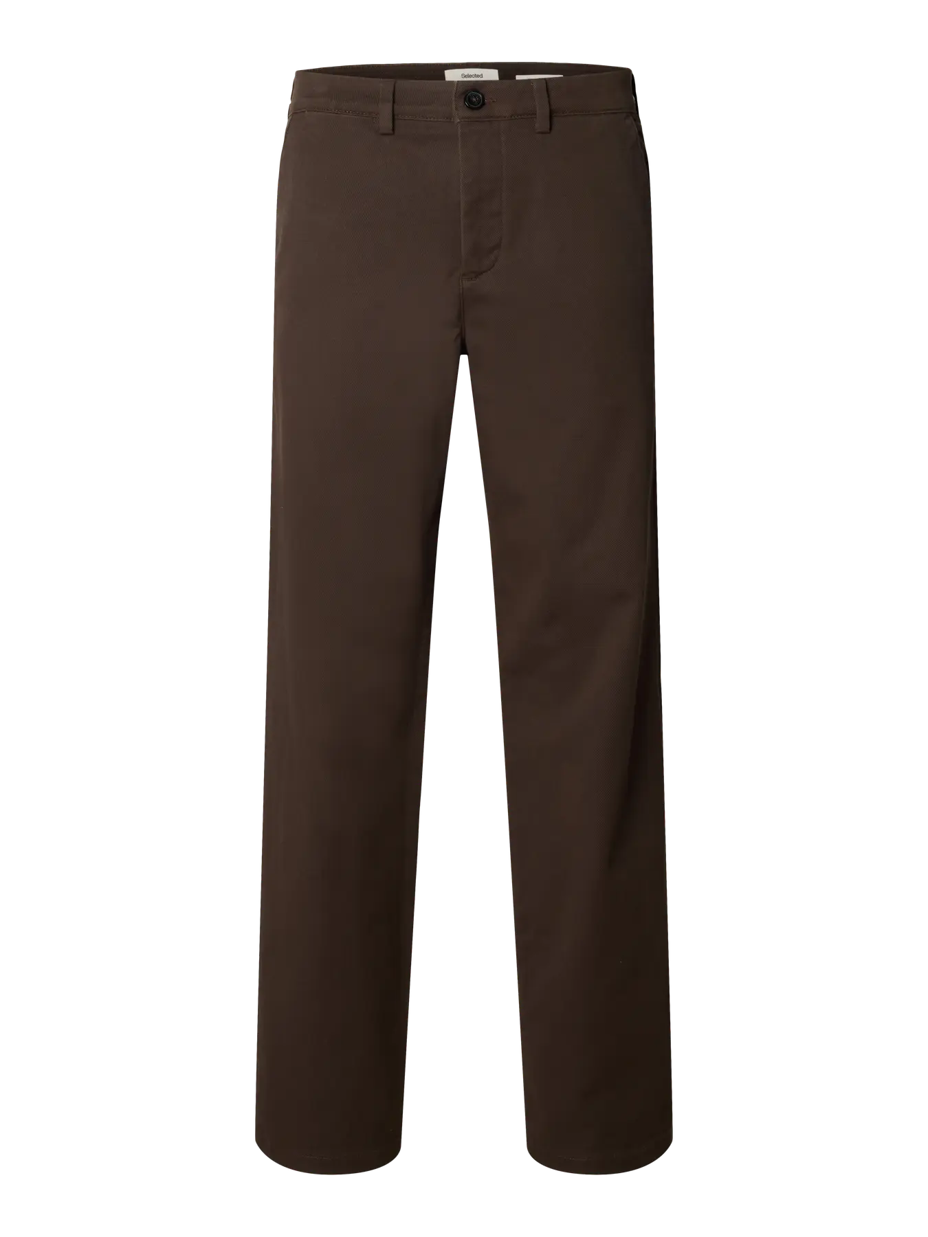 SLM196 MILES Pantalon droit twill — Silver Birch & Delicioso — vue 4 — Selected Homme | Appart 17 Bruxelles