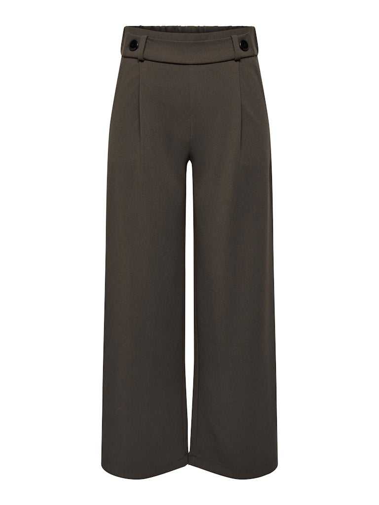 JdY JDYGEGGO Pantalon Large Maille Femme Chocolate Brown