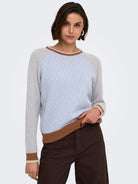 JDYBRYN Pull jacquard col rond — Crème Brûlée Woodbine & Peachskin & Crème Brûlée Toffee Crème Brûlée Toffee | Appart 17