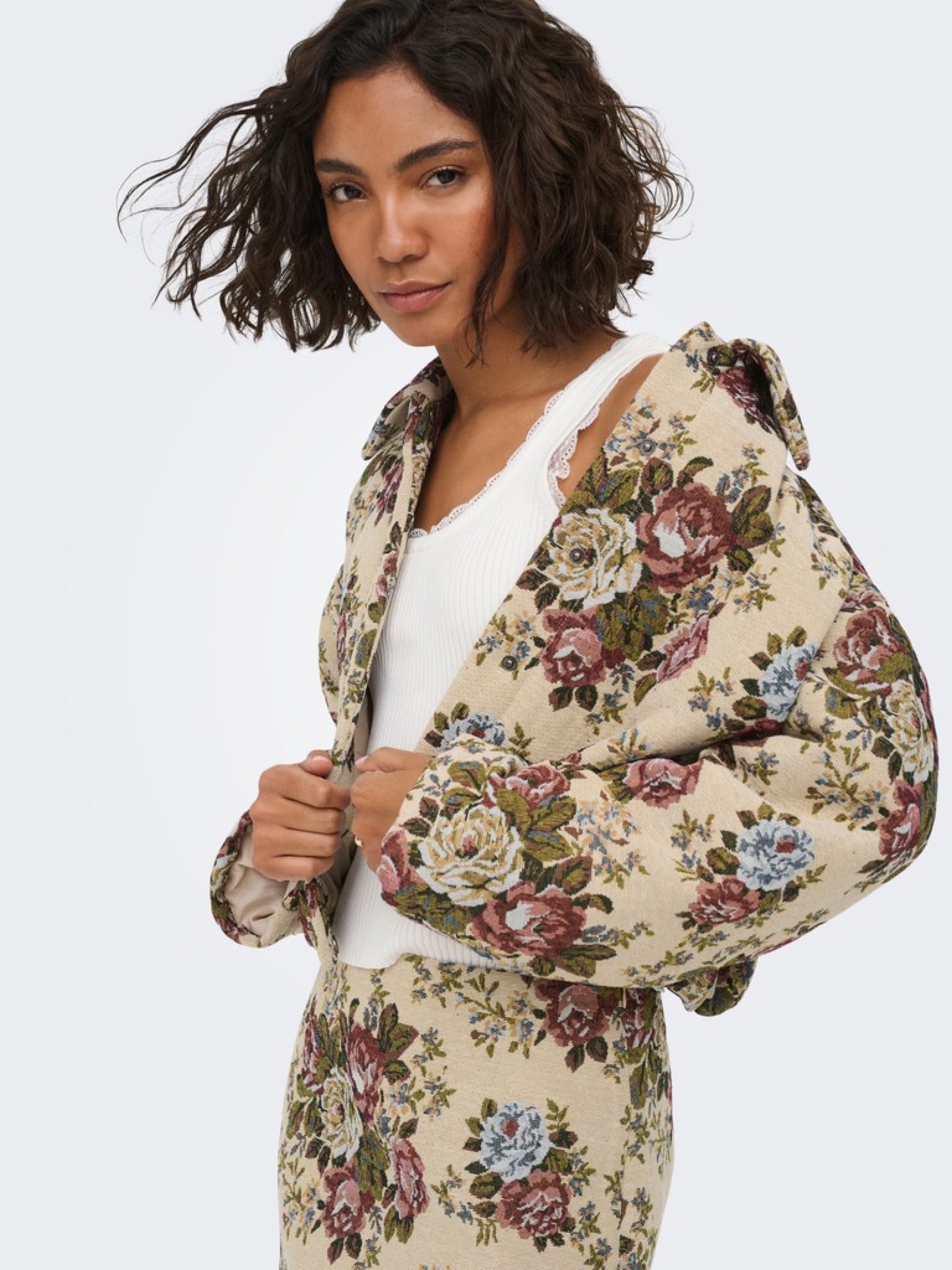 JDYFLOLA Veste en jacquard Crème Brûlée – JDY | Appart 17
