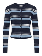 JDYEMMIE Cardigan rayé col rond Sky Captain – JDY | Appart 17