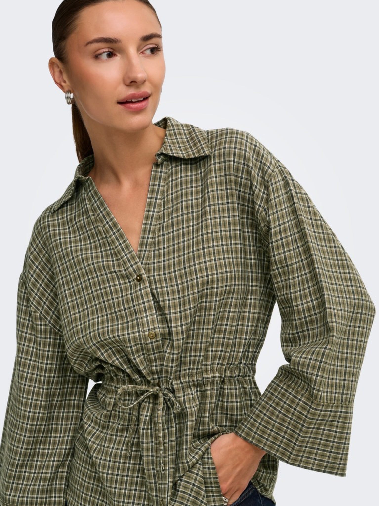 JDYRIKKA Chemise longue Dark Olive – JDY | Appart 17