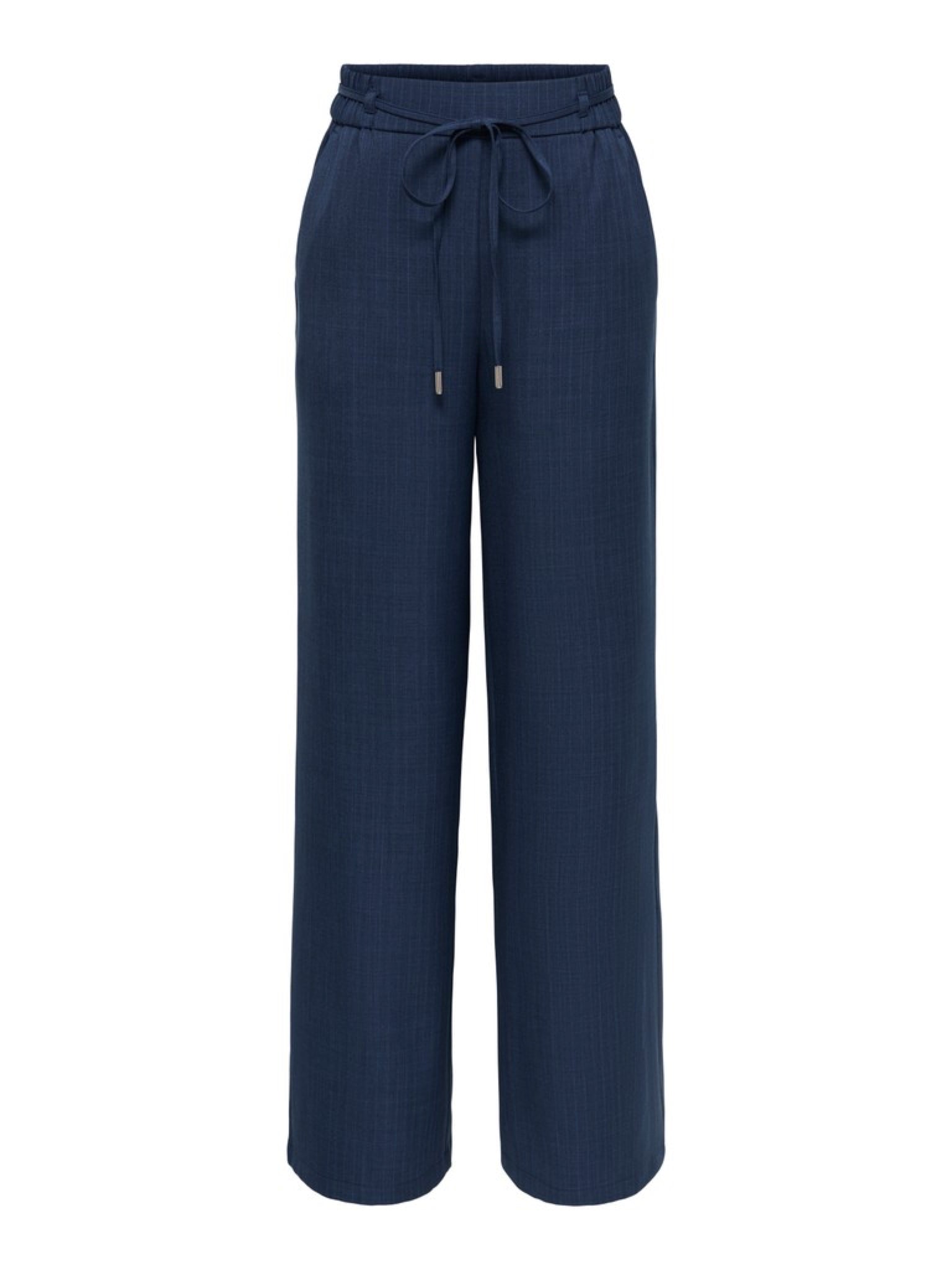 JDYVESTA Pantalon de tailleur — Navy rayé | Appart 17