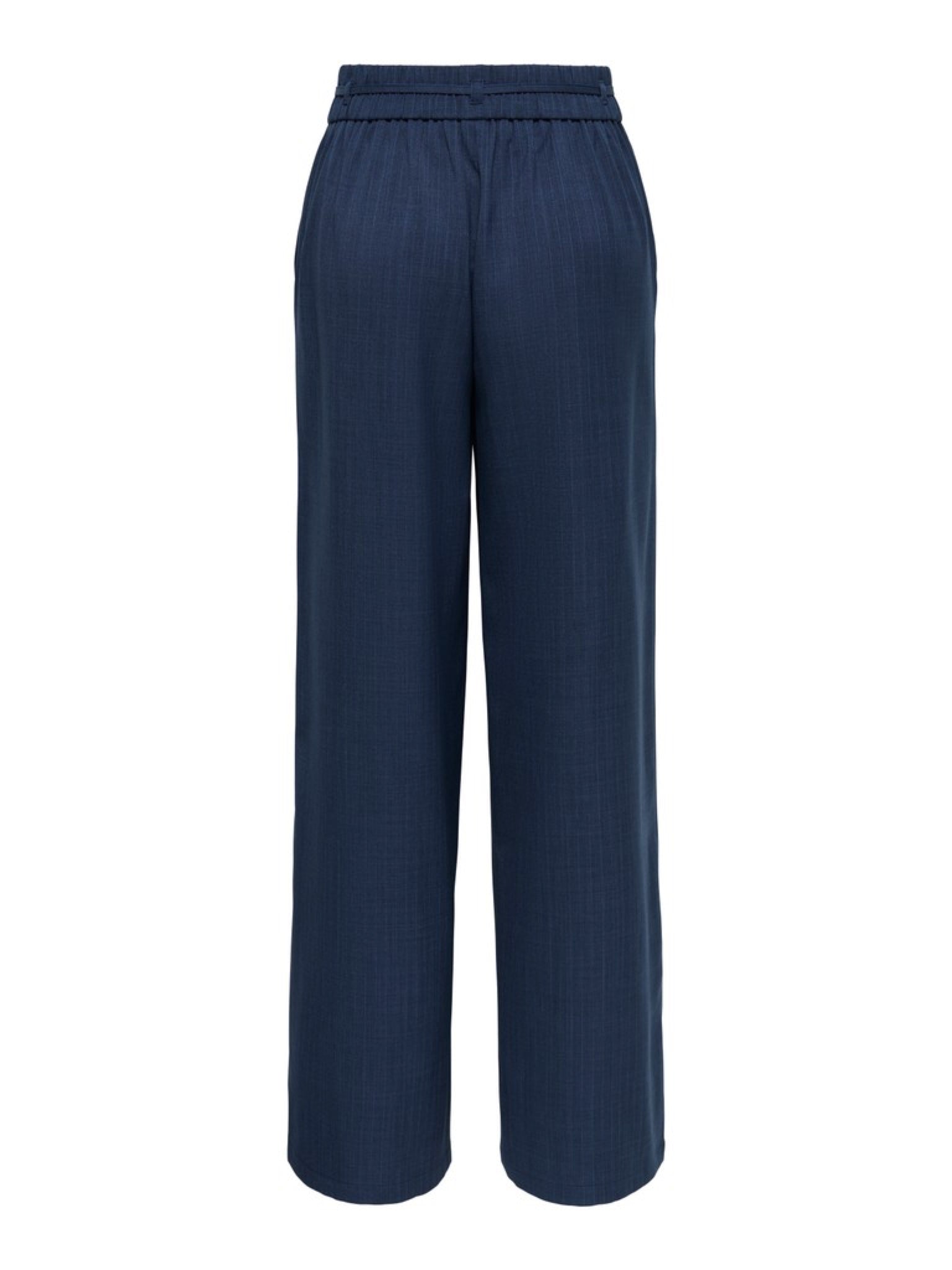 JDYVESTA Pantalon de tailleur — Navy rayé | Appart 17
