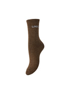 Pieces PCSEBBY Chaussettes Longues Pailletées Femmes Toasted Coconut – Pieces | Appart 17