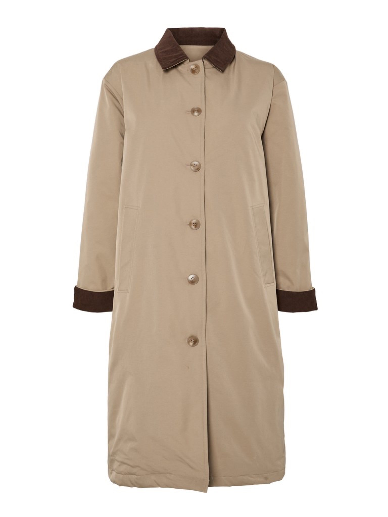 PCJORMA Veste — Greige Hot Fudge | Appart 17