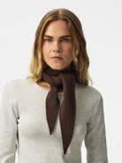 PCKOMMA Écharpe — Hot Fudge & Whitecap Gray & Medium Grey Melange & Black | Appart 17