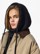 PCNAMBI Cagoule — Light Grey Melange & Black & Incense | Appart 17