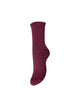 Pieces PCSEBBY Chaussettes longues lurex femme — Raspberry Radiance toned lurex rose
