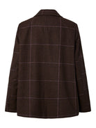 PCAMINA Blazer — Chicory Coffee Brown Check | Appart 17
