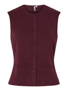 PCALINE Gilet maille Winetasting – Pieces | Appart 17