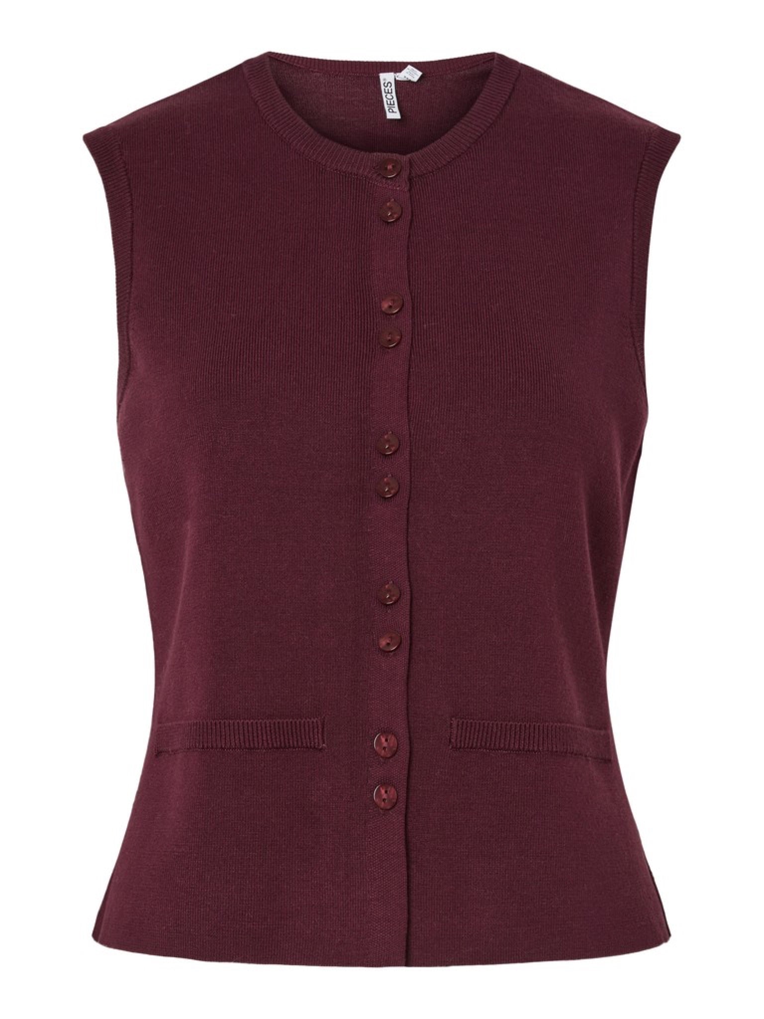 PCALINE Gilet maille Winetasting – Pieces | Appart 17