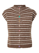 PCASIRA Gilet sans manches — Coffee Quartz Cloud Dancer | Appart 17