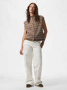 PCASIRA Gilet sans manches — Coffee Quartz Cloud Dancer | Appart 17