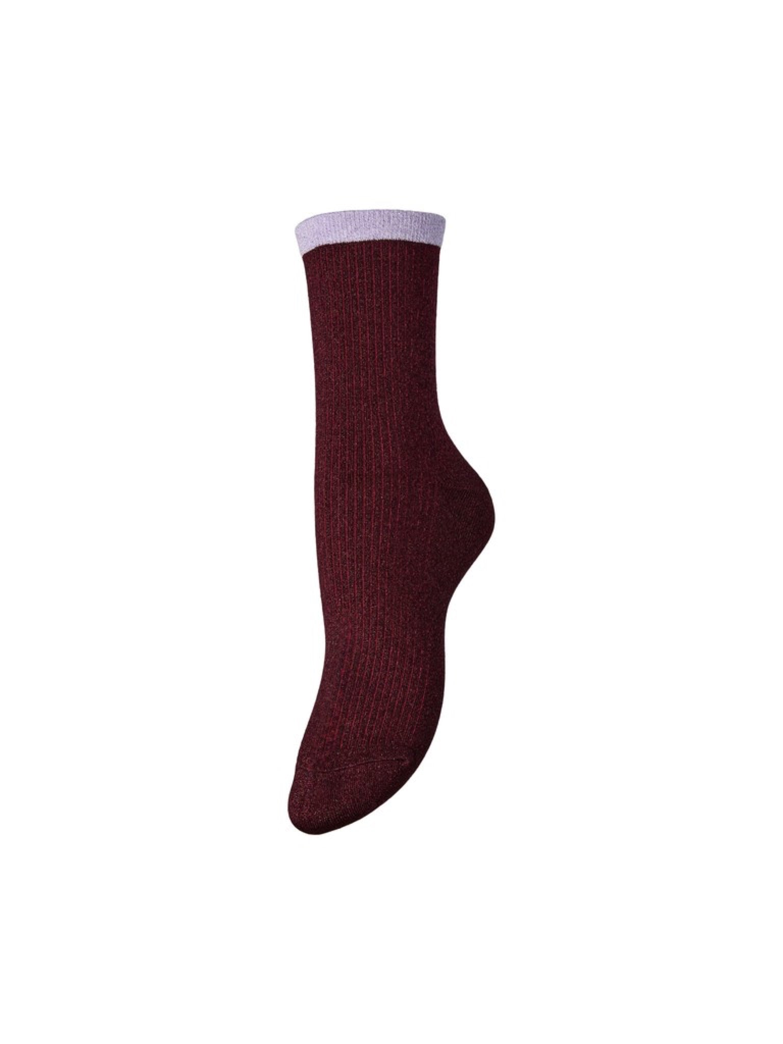PCANNIKA Chaussettes — Darkest Spruce Sphagnum Edge & Greige Chicory Coffee Edge & Winetasting Pastel Lilac Edge | Appart 17