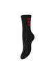 PCNOLIA Chaussettes — Natural 3 Red Hearts & Black 3 Red Hearts | Appart 17