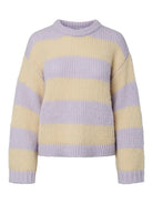PCDORTHEA Pull en grosse maille Pastel Lilac – Pieces | Appart 17