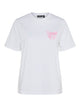 PCSCARLETT SS PRINTED T-SHIRT JRS BC — Pieces — zoom matière | Appart 17