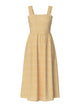 PCNYA SL MIDI DRESS WVN Sunset Gold Ditsy flower — Appart 17 Bruxelles