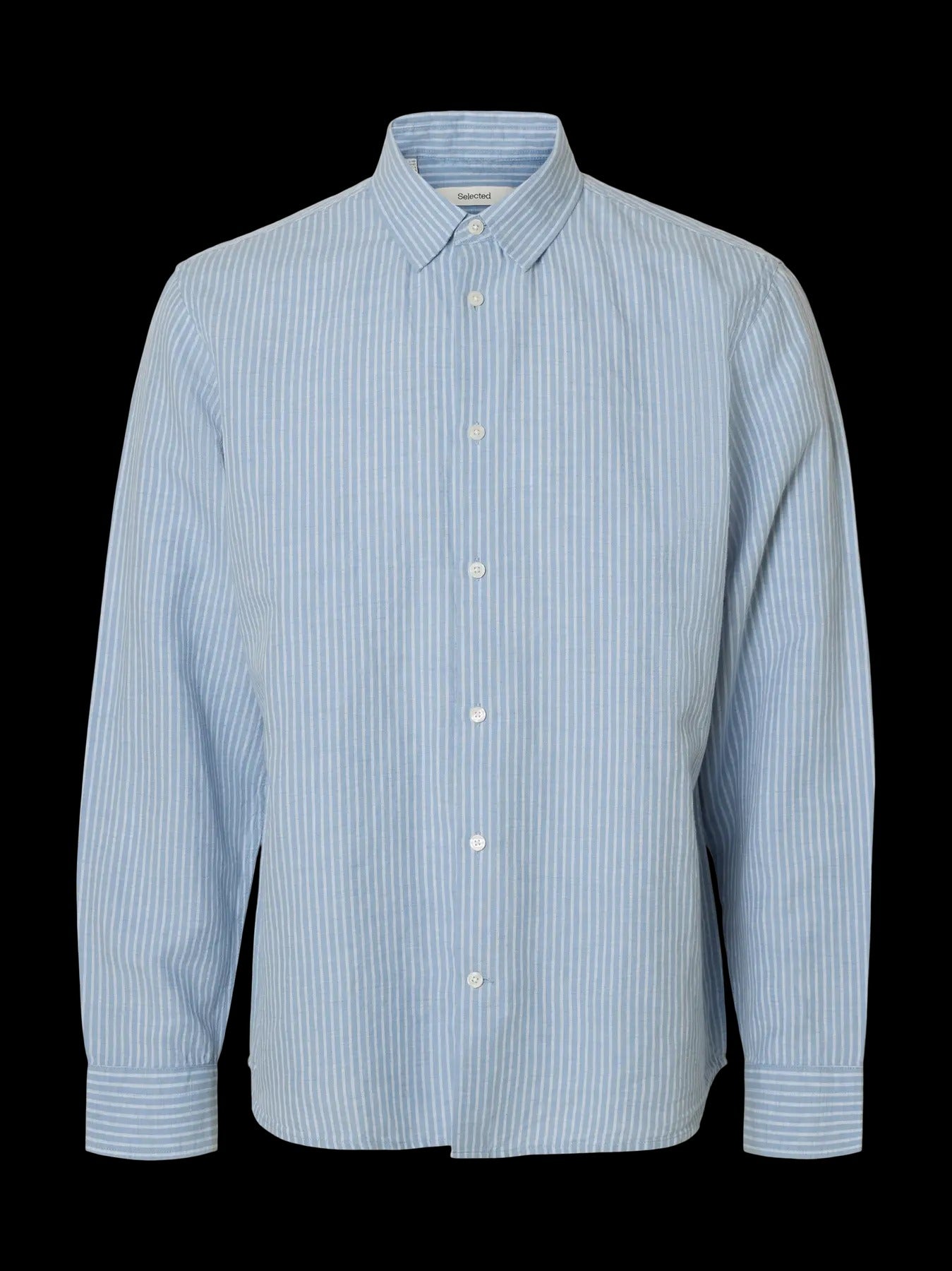 SLMREGCLAUS Chemise Lin Coton Recyclé