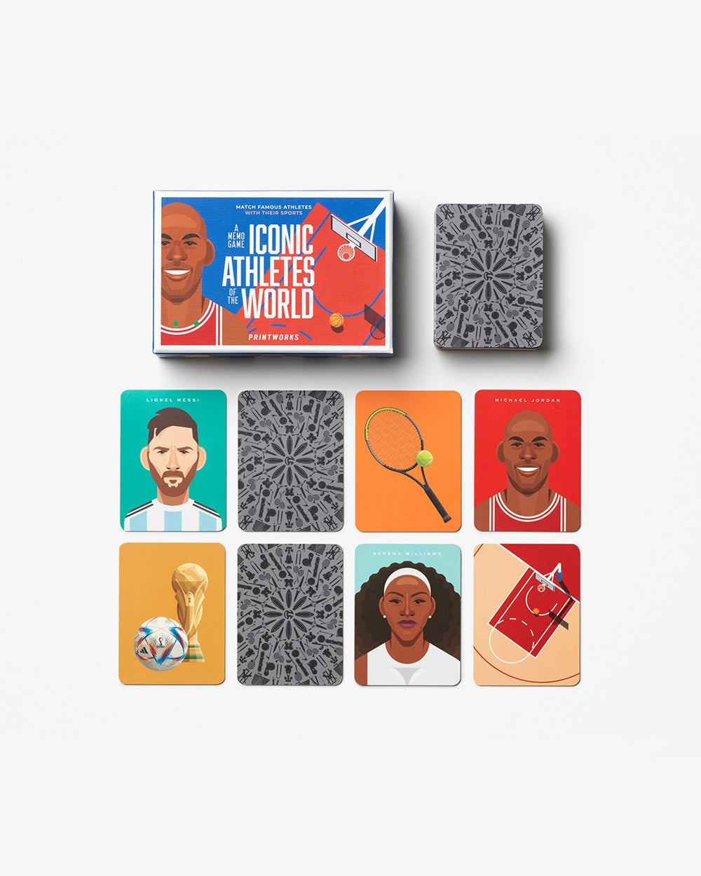 Memo game iconic athletes — Printworks | Appart 17 Bruxelles