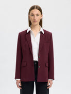 SLFRITA LS CLASSIC BLAZER MEL NOOS Fig — Appart 17 Bruxelles