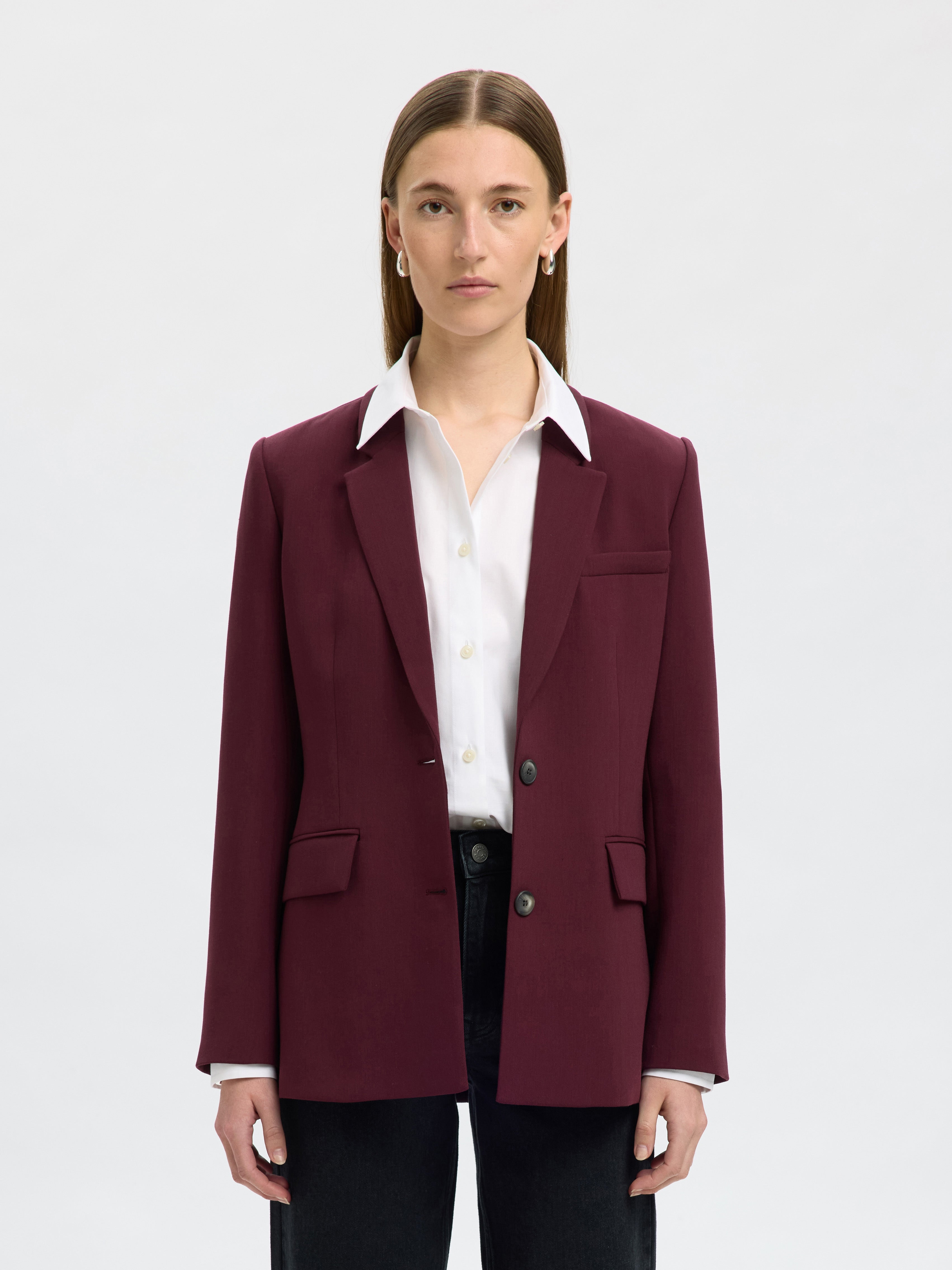 SLFRITA LS CLASSIC BLAZER MEL NOOS Fig — Appart 17 Bruxelles